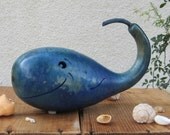 Whale Gourd Beach House Ocean Blue Natural Decoration
