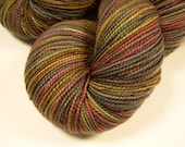 Sock Weight Superwash Merino Wool Yarn - Agate - Hand Dyed Yarn, Knitting Supplies