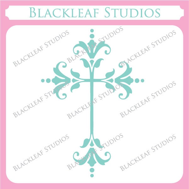 Cross Communions, Baptism trinity, holy cross, christianity, religious symbol, ornate scrapbooking - Commercial Use Clip Art Il_170x135