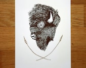Bison - DISCOUNTED TEST PRINT - one available