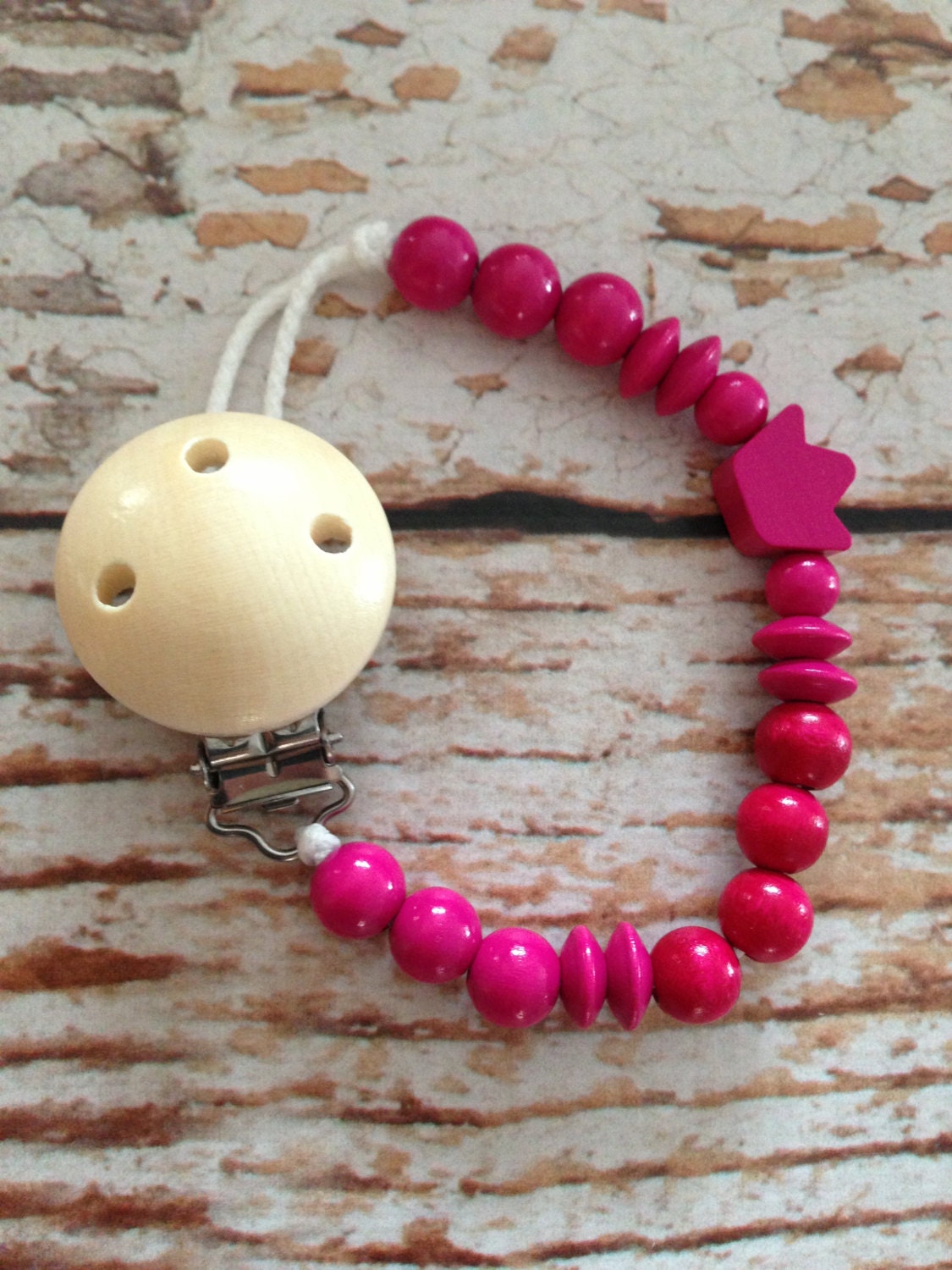 Pacifier chain holder