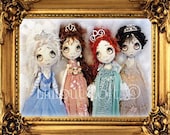 PRINT of Urchin Art Doll The Royals Collection