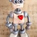 Robot Bunny Silver Simon Shabby Chic Easter Geekery