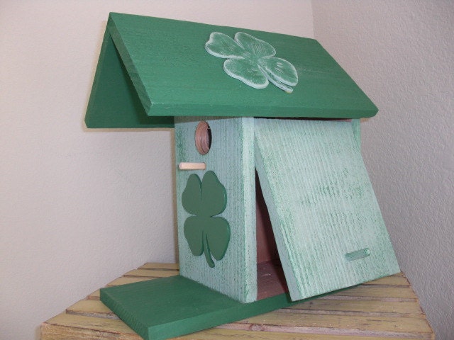 Birdhouse - St. Patrick's Four Leaves Clover