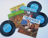 Gremlin Adventures Gizmo Set of 4 Books and Records - 1984