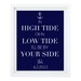 CUSTOM High Tide or Low Tide Anchor Print