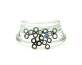 Forged Steel Brooch With Vintage Glass 'Star Sapphire': Nebula