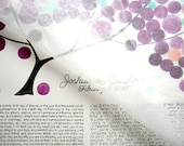Custom Ketubah & Guest Book all in one, Signature Guestbook plus Ketubah Calligraphy with personalized names and date
