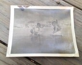 Little Boys At The Beach - Vintage 1950s Photograph
