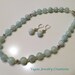 Natural Aquamarine with Sterling Silver Accents Necklace Set - Serenity