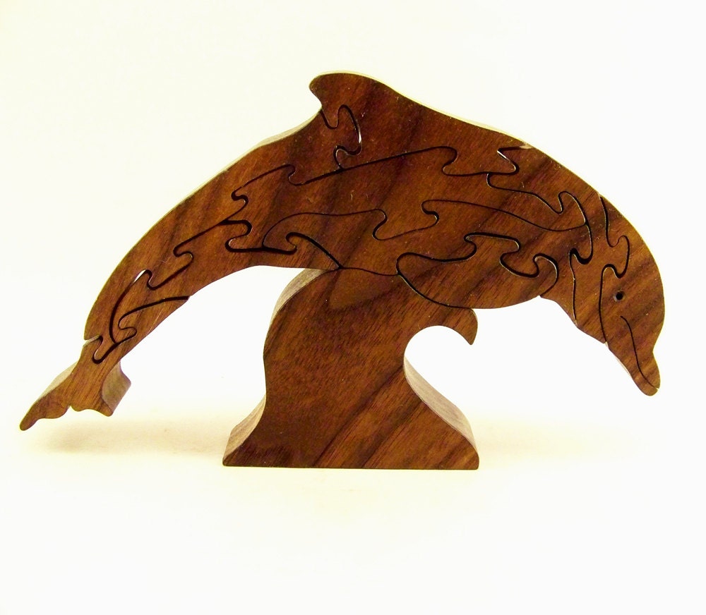 Dolphin Wood Puzzle