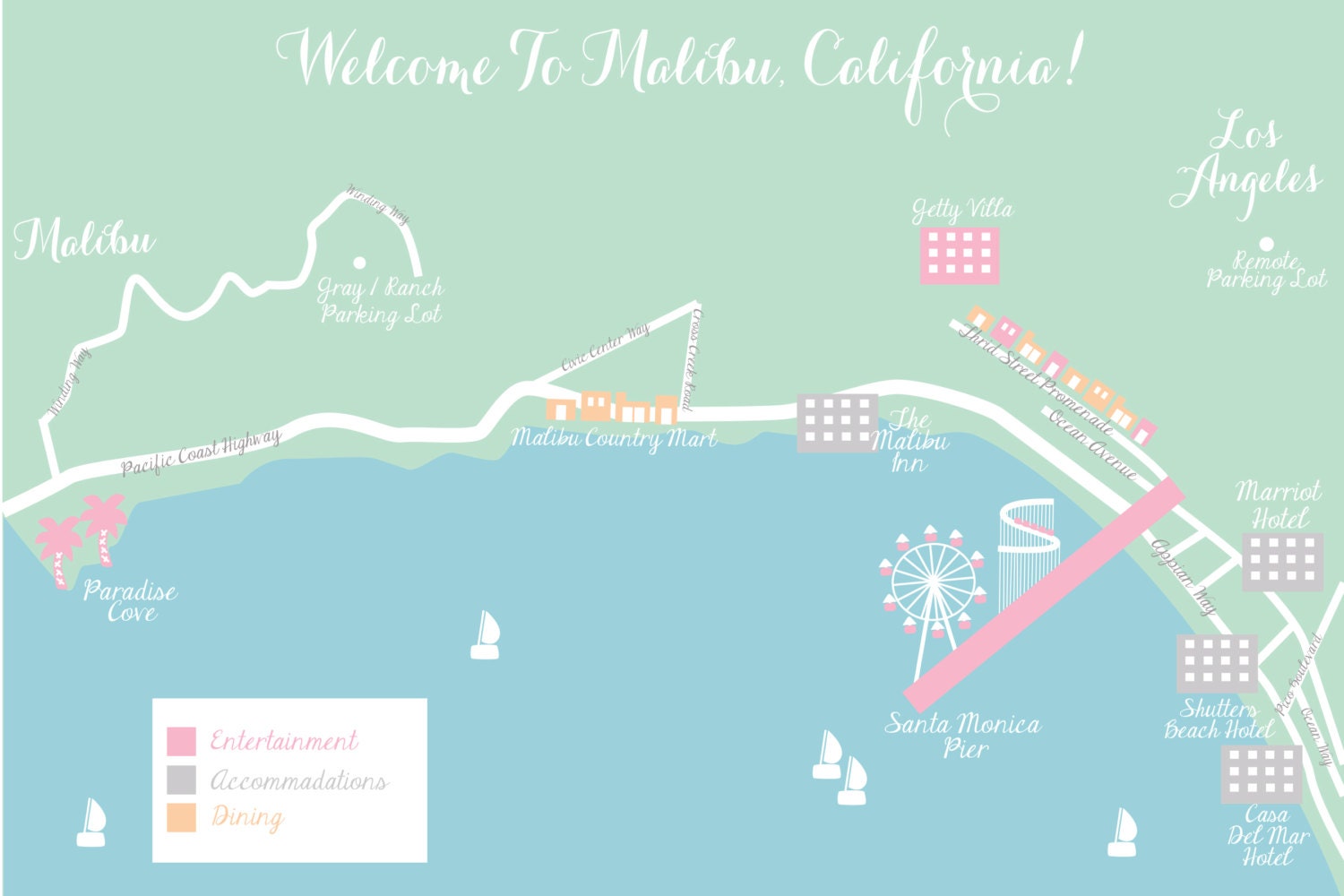 Customizable Wedding Map