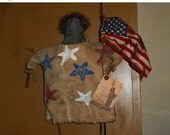 20% readytoship sale Ready to Ship Patriotic Folkart Doll