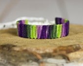 Knotted Friendship bracelet, Macrame, Simply Shaded Vineyard purples