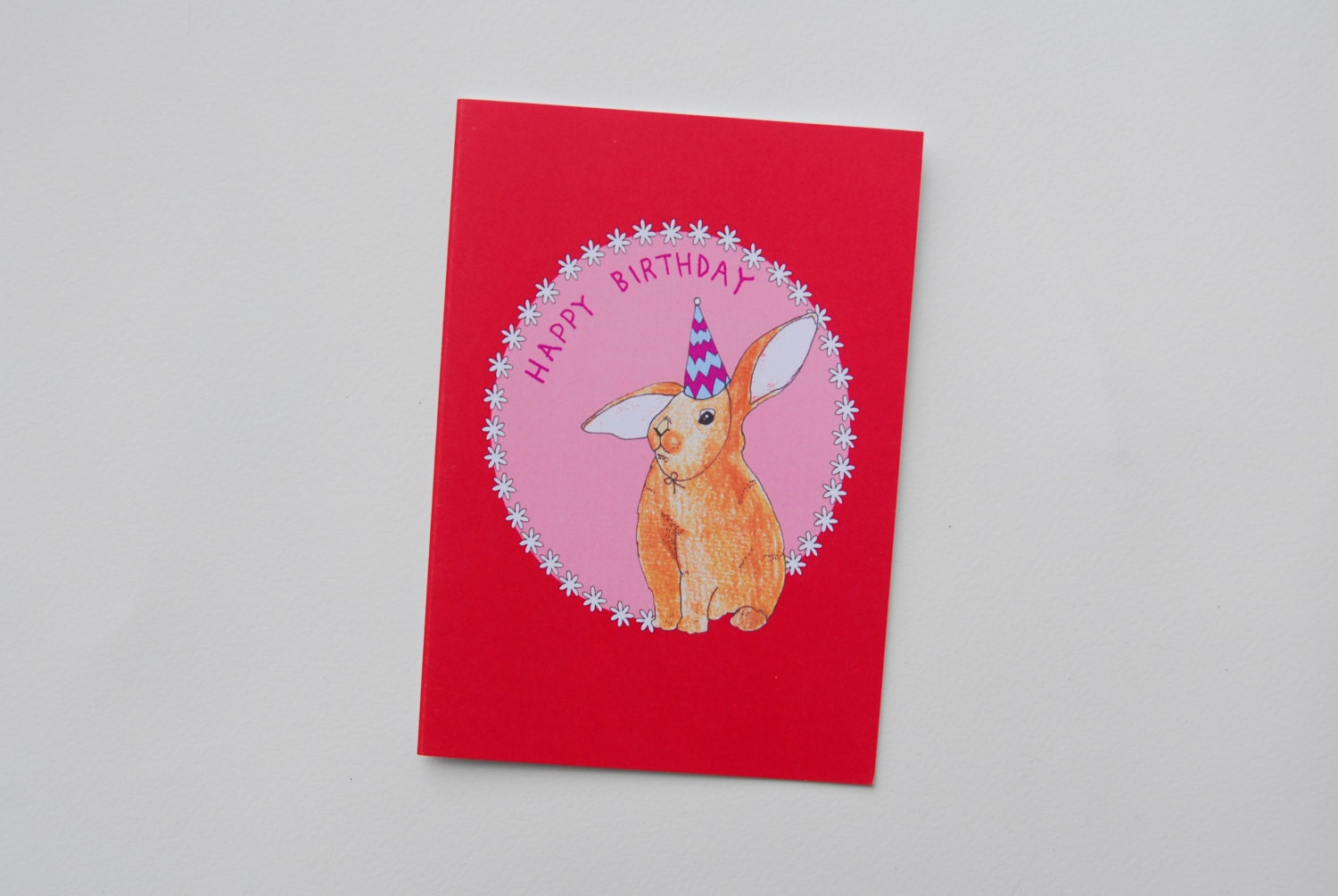 Happy Birthday Bunny Card