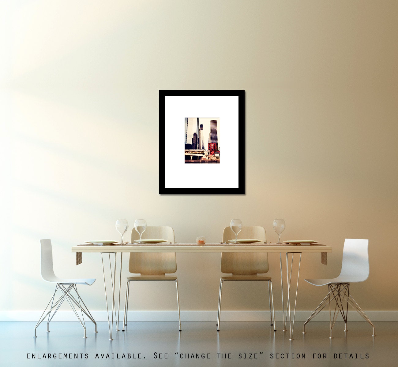 Chicago Photography - Train Wall Art, Urban Home Decor - From the Loop - Chicago train print, subway decor, Etsy Wall Decor