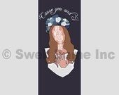 Lana Del Rey Bookmark Printable Digital