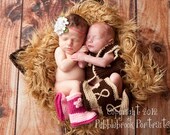 Baby cowboy boots pink on pink you pick the color, size and style