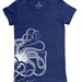 Womens OCTOPUS indigo -- t shirt S M L XL