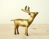 Vintage Brass Deer - Art Deco