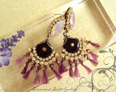 Black Eyed Virginia - Rhinestone Sterling Silver Earrings