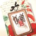 Vintage Women And Horses Gift Tags Set of 6 Horsewomen Portraits With Flowers on Shabby Background