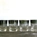 Silver Ombre Low Ball Tumblers Set of Four