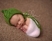 Cable Bonnet - Newborn Boys, Newborn Photo Props, Newborn Baby Boy, Baby Girl Bonnet, Unisex, Handmade Knit Bonnet,