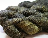 Golden Cosmography - Lotus BFL/Silk hand dyed Sock yarn - 100g