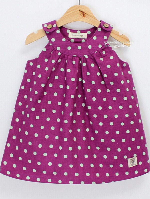 270 Camilla Dress (6 - 24 months) PDF Pattern