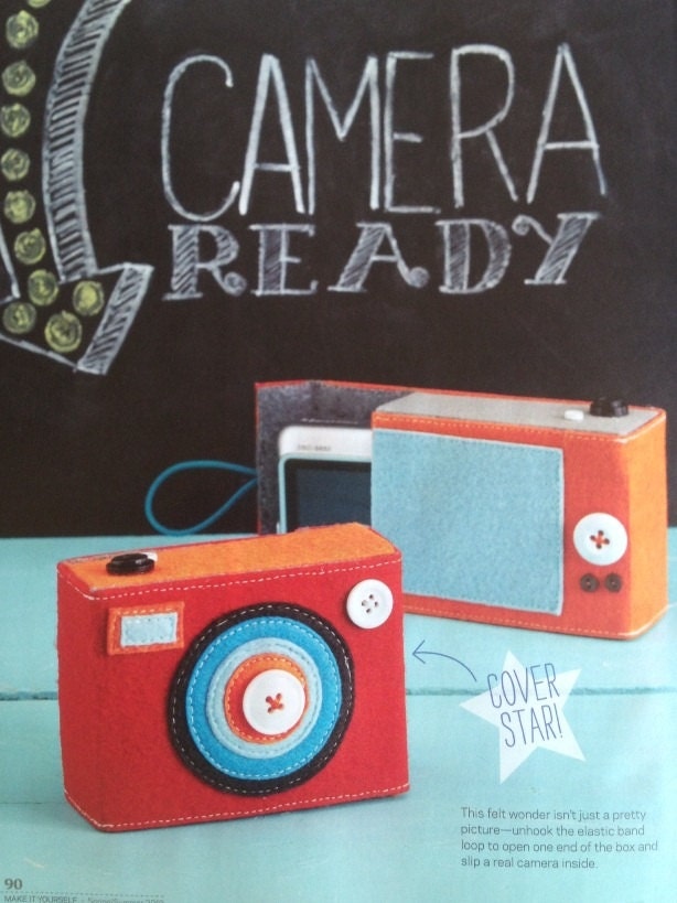 The ECO BOXY Felt Camera Case, Featured on the cover of BHAG Magazine (Your choice)