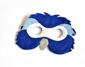 Parrot Children Mask  Blue Arara Bird Kids Rio Carnival  Mask Dress up Costume Accessory, Pretend Play Toy for Girls Boys, Toddlers
