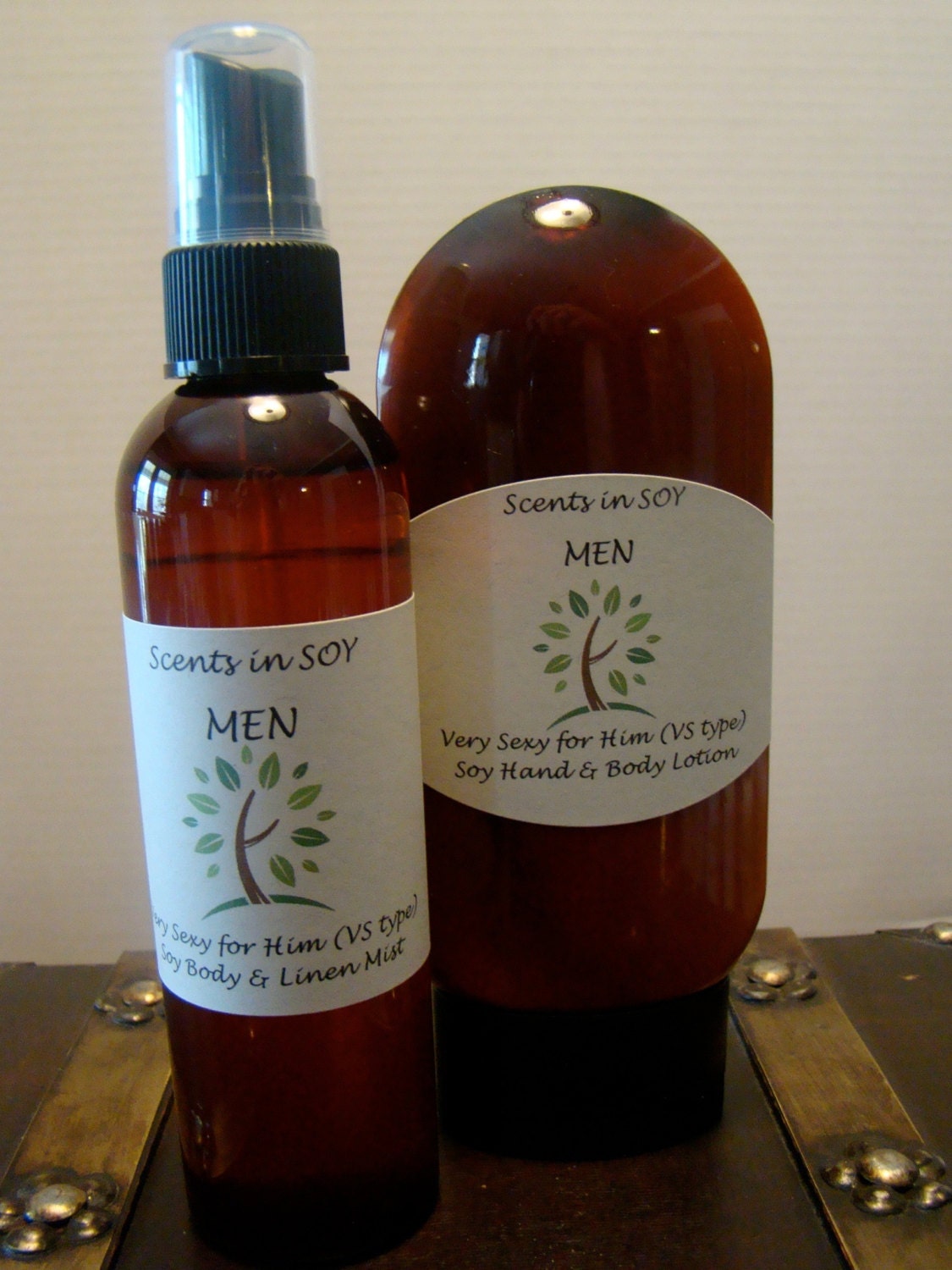 BUY BOTH & SAVE - Very Sexy for Him (m) (type) - 4 oz Soy Body Mist and Soy Hand and Body Lotion