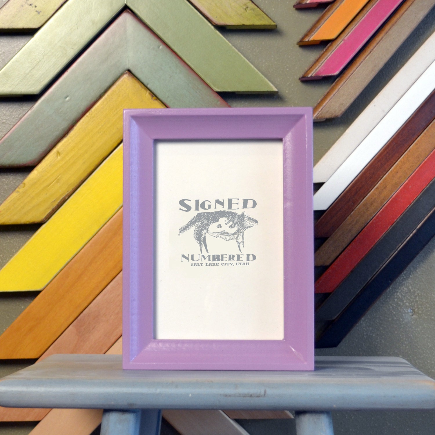 4x6 Picture Frame in Foxy Cove Style and Color OF YOUR CHOICE