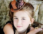 Perfectly Peacock Top Hat - available on a headband OR clips