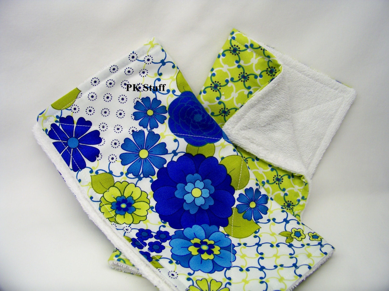The Do Everything Cloth in Floral Geometric - Dish Cloth - Burp Cloth - Wash Cloth - Dust Cloth - Cleaning Cloth - Ready To Ship