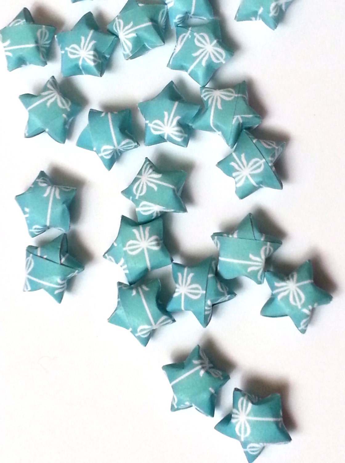 60 Origami Lucky Stars - Gift in Tiffany Blue (custom orders available)