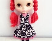 Blythe Skull Overall style Cotton Dresses