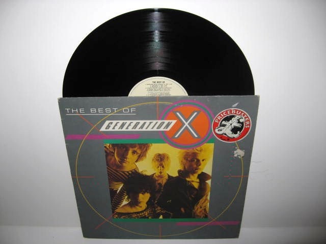ON SALE Rare Vinyl Record The Best of Generation X Lp 1985 Punk Rock Billy Idol Import