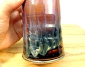 Pottery Cup twilight glazed porcelain