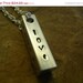 ON SALE Hand Stamped Personalized Necklace - Mothers Necklace - Personalized Jewelry - Hand Stamped Necklace