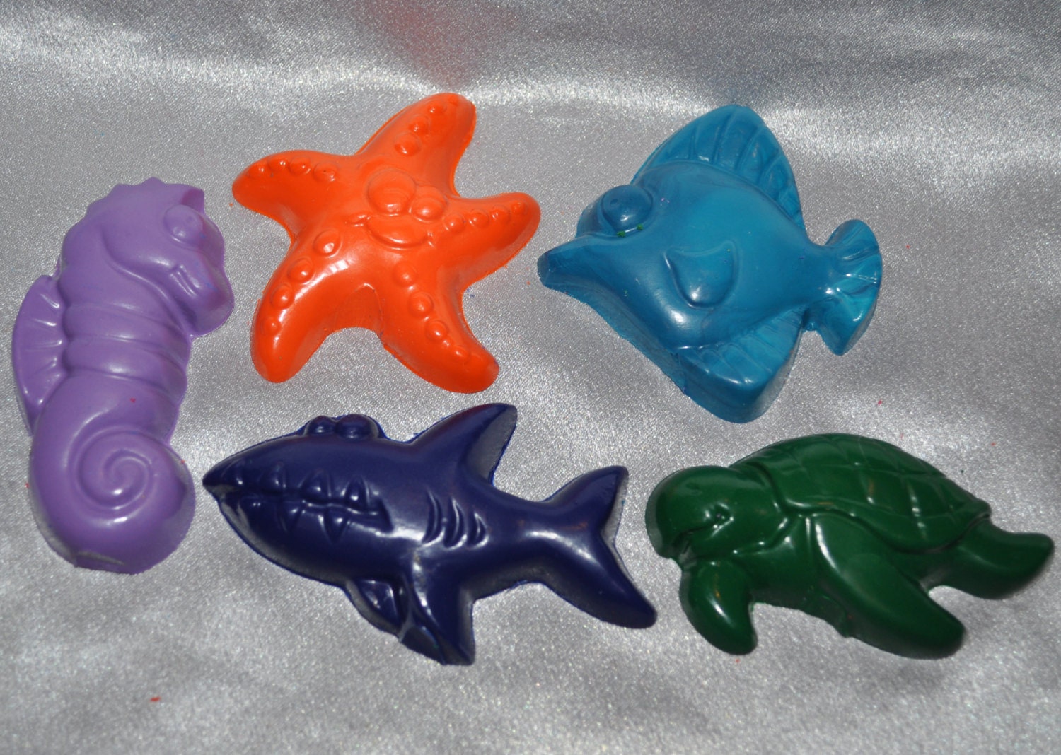 Recycled Crayons Sea Animals, Total of 5. Il_170x135