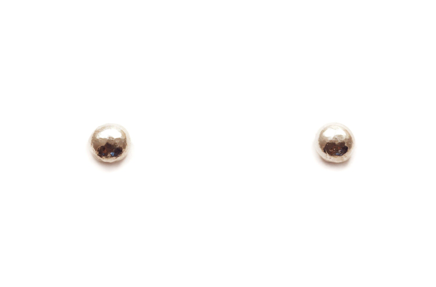 Large Silver Dot Studs