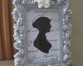 petite french market jane austen silhouette frame