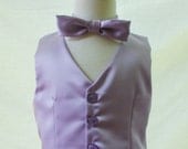 Ring Bearer Vest  and Bow Tie