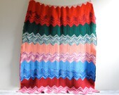 Vintage Afghan Blanket