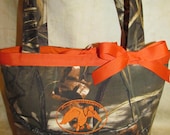 custom handmade Max 4HD duck commander inspired orange camo camouflage purse
