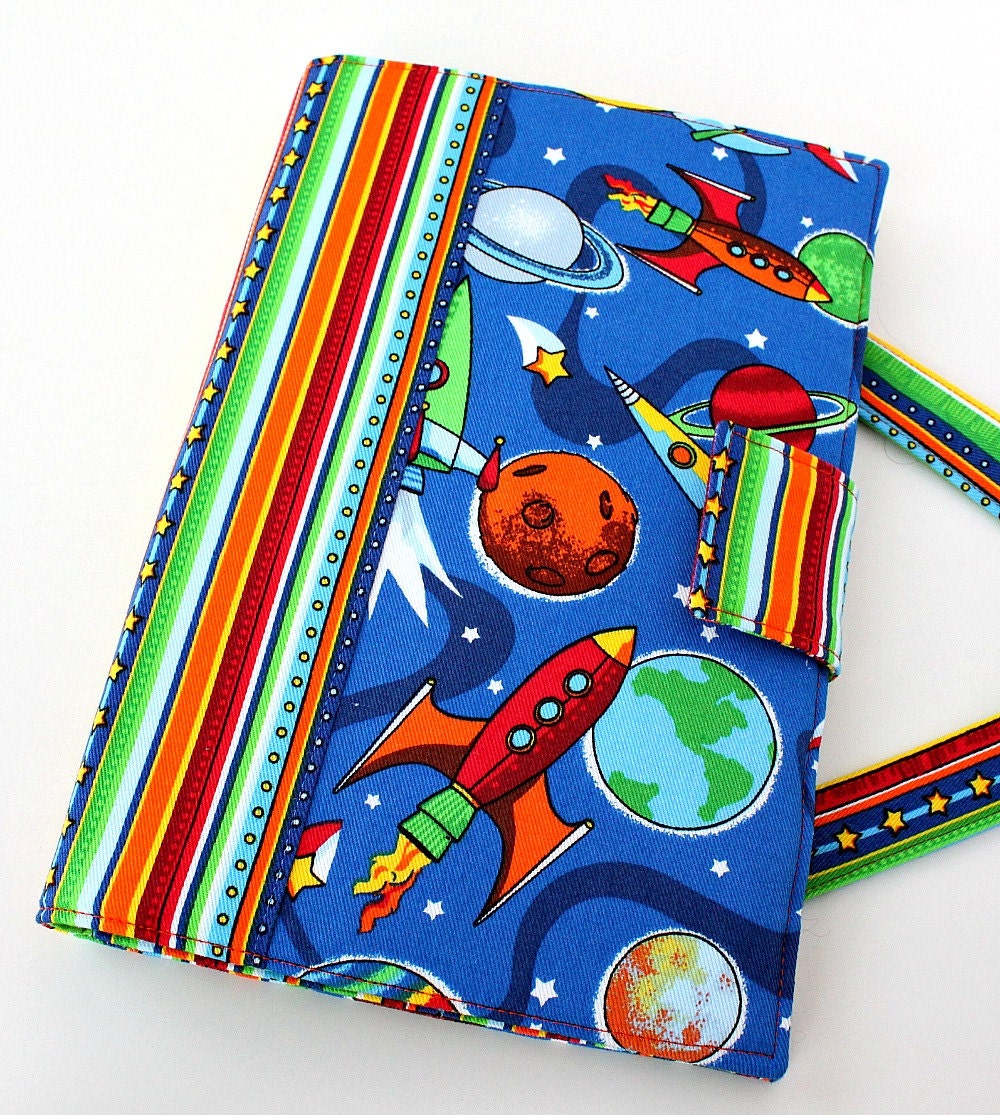 Coloring tote - quiet toy for toddlers - great gift for kids - Outer Space