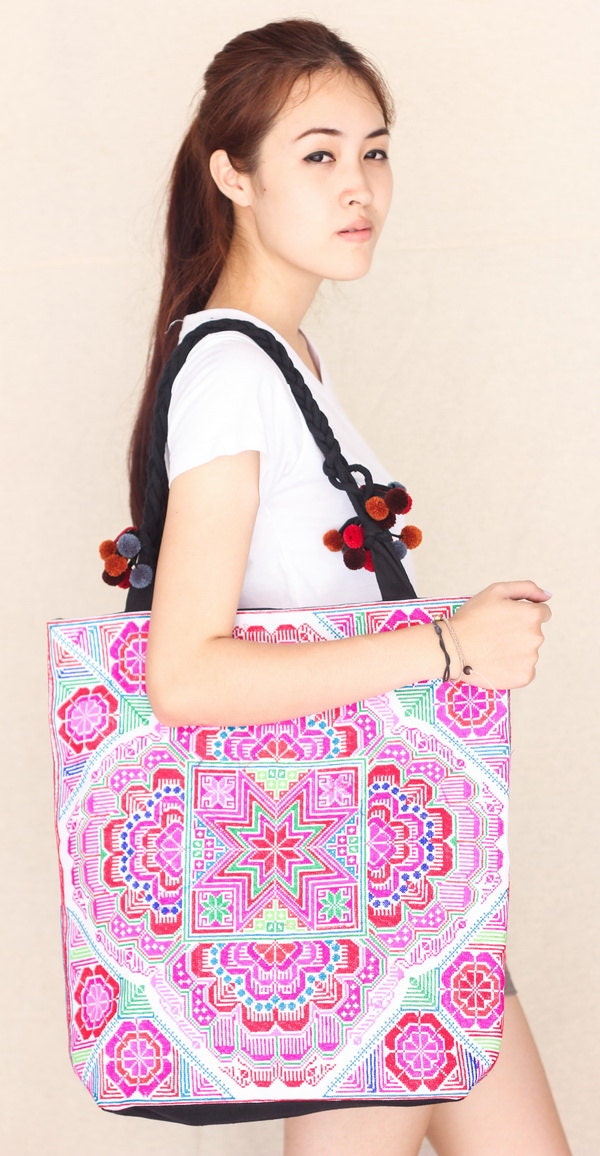 La Rose in pink  ...Beautiful totes 100 percents cotton