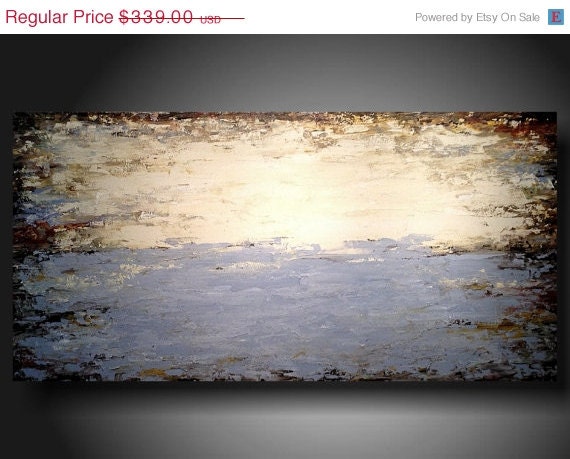 ART PAINTING SALE Art Original abstract Painting modern landscape painting Winter blue art painting large landscape painting 24 X 48